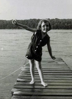 carol on dock
